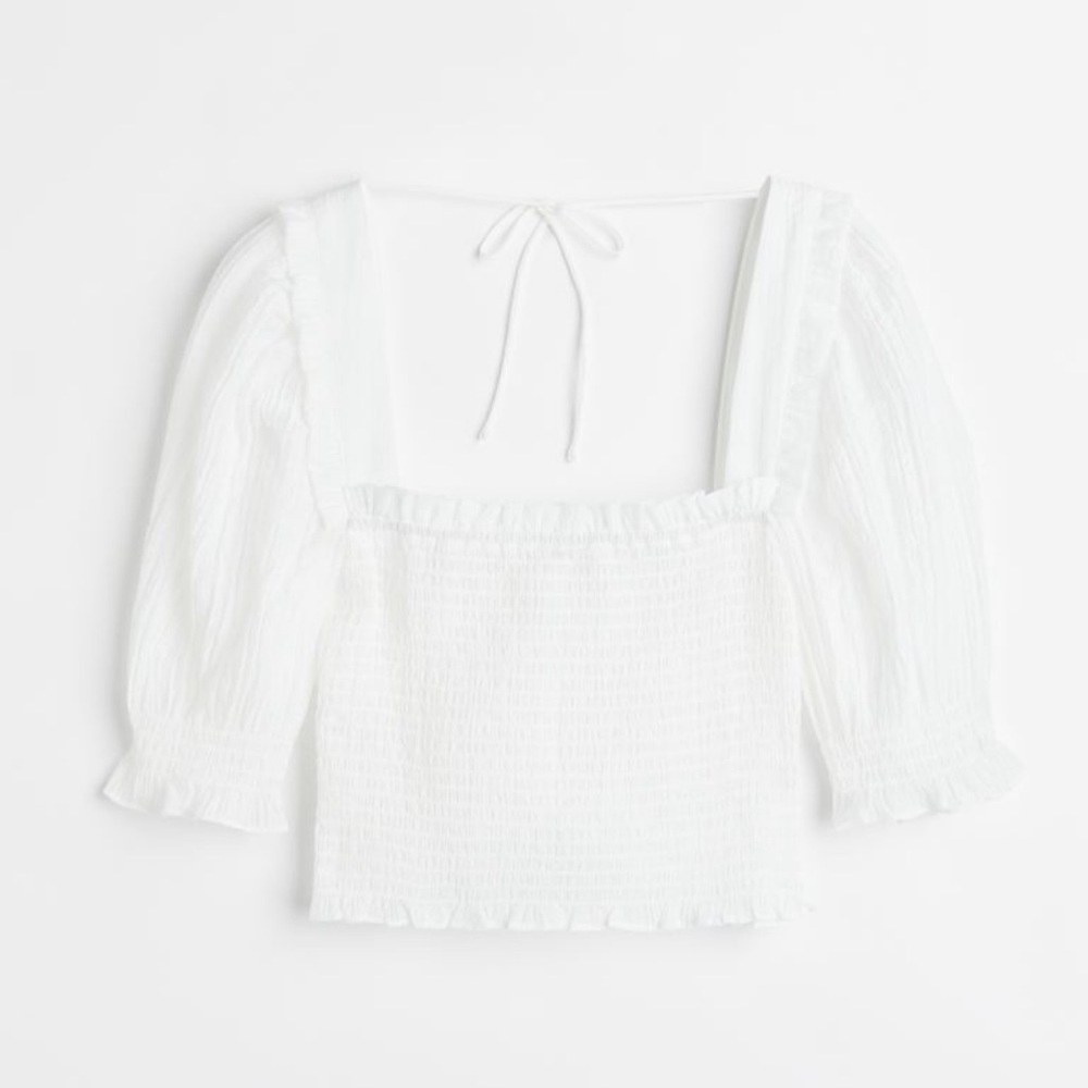 NWT H&M Smocked Top